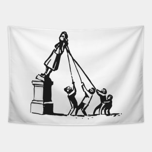 BANKSY Edward Colston Protesters Tapestry