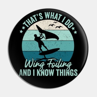 funny wing foil Pin