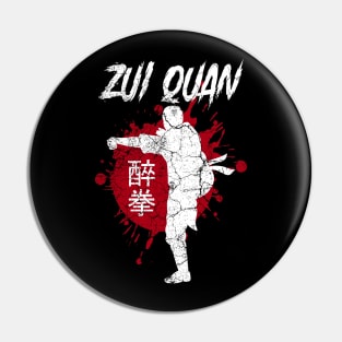 Zui Quan Martial Arts Training Drunken Boxing Outfit Pin