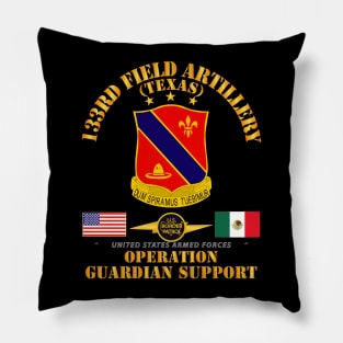 Guardian Support - 133rd Field Artillery Regiment w Border Patrol Pillow