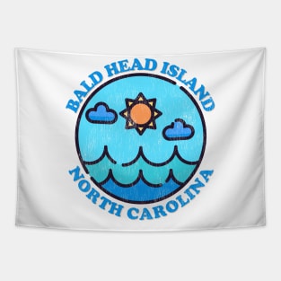 Bald Head Island, NC Summertime Vacationing Ocean Skyline Tapestry