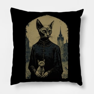 Sphynx Cat Dark Priest Pillow