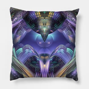 Abstract Crystal Structure Pillow