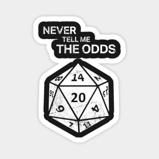 Funny Roleplaying Game D20 Quote Magnet