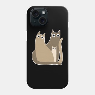 Kitty family Phone Case