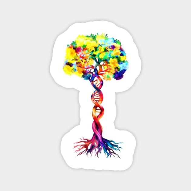 DNA Tree Magnet by Creativa Land