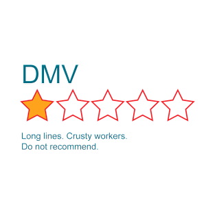 1-Star Rating: DMV T-Shirt