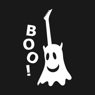 BOO! Ghost guitar T-Shirt