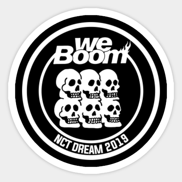 kpop nct dream we boom nct sticker teepublic