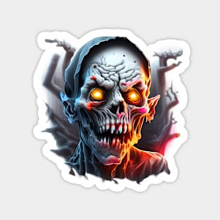 Zombie Face Magnet