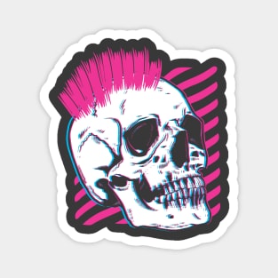 Punk Skull Magnet