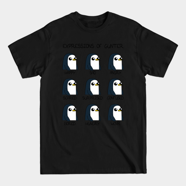 Expressions of Gunter - Adventure time - Adventure Time - T-Shirt