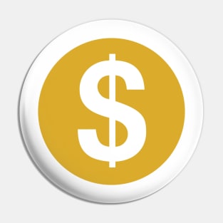 demonetized symbol (no text) Pin