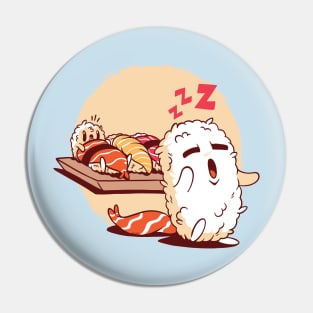 Sleepwalking Sushi Pin