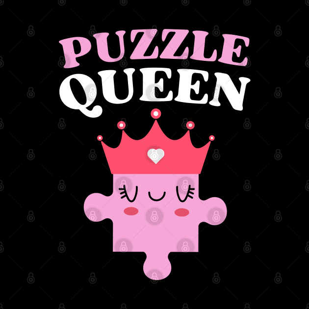 Jigsaw Puzzle Queen by Illustradise