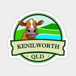 Kenilworth town Queensland Australia with dairy cow Magnet