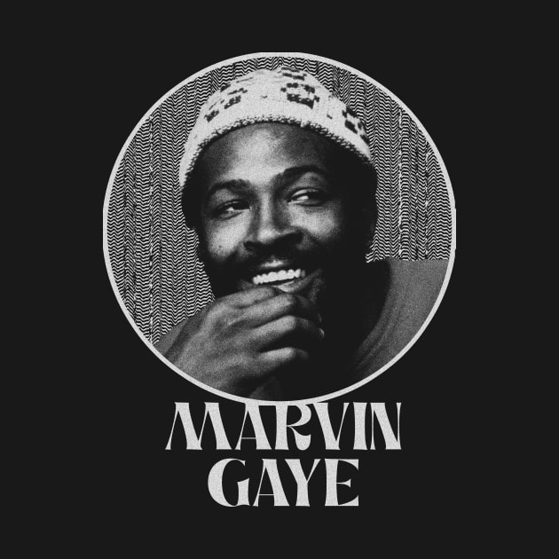 Marvin Gaye Vintage - White ver. by FRESH STUFF STUDIO