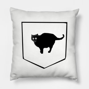 Spooky Cat Tee Pillow