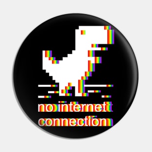 dinosaur no internet connection Pin