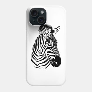 Black Zebra Phone Case