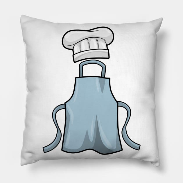 Cooking apron and Cooking hat Pillow by Markus Schnabel