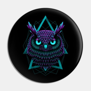 Nocturne owl Pin