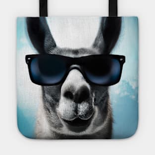 Llama with Sunglasses Tote