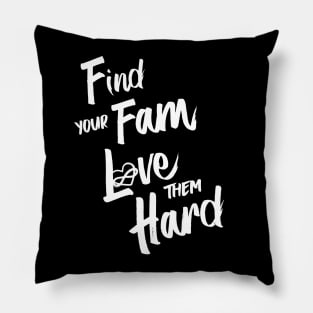 Find Your Fam - Polyamory Infinity Heart Pillow