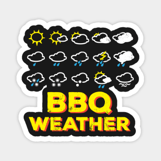 BBQ Weather Dad Magnet