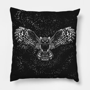 Night owl spiritual spirit animal bird Pillow