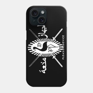 PD Crest wht Phone Case