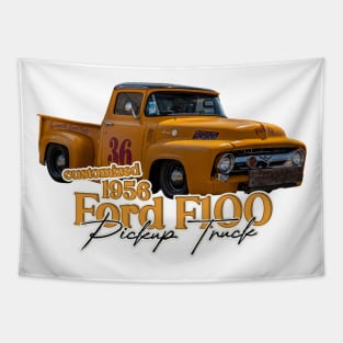 Customized 1956 Ford F100 Pickup Truck Tapestry