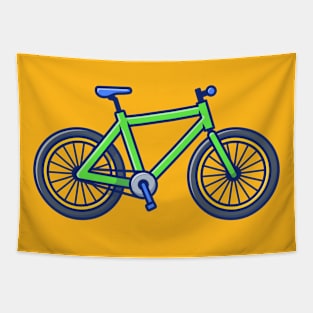 Bicycle Cartoon Tapestry