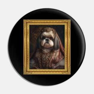 Shih Tzu - Queen (Framed) Pin