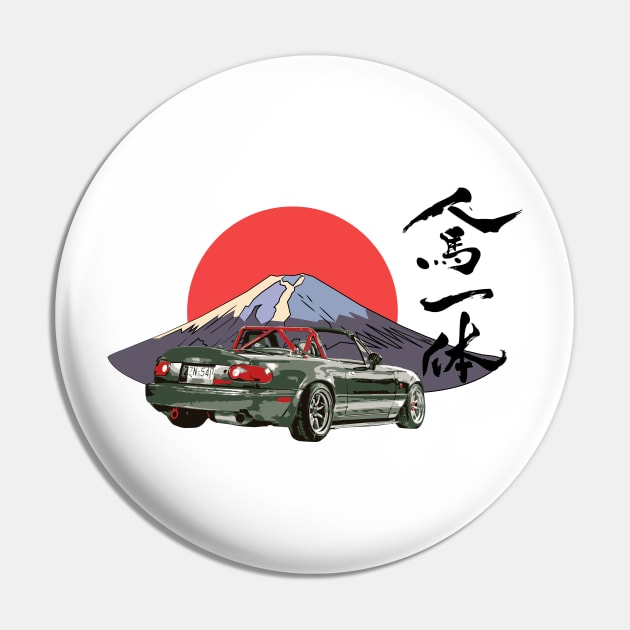 Mazda Miata/Mx5 - Jinba Ittai Mount Fuji edition Pin by mudfleap