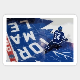  2019-20 Topps NHL Stickers Hockey #447 Auston Matthews Toronto  Maple Leafs Foil Official 1.5 Inch Wide X 2.5 Inch Tall Album Sticker  Trading Card : Toys & Games