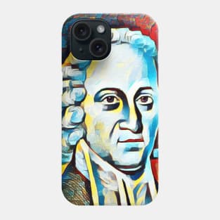 Jonathan Edwards Black And White Portrait | Jonathan Edwards Artwork 4 Phone Case