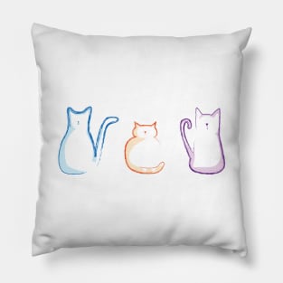 Colorful Friends Pillow