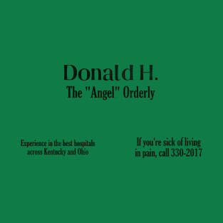 Donald's Business Card (Black) T-Shirt