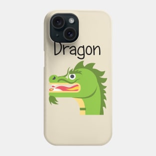 Fiery Green Dragon Phone Case