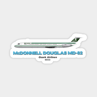 McDonnell Douglas MD-82 - Ozark Airlines Magnet