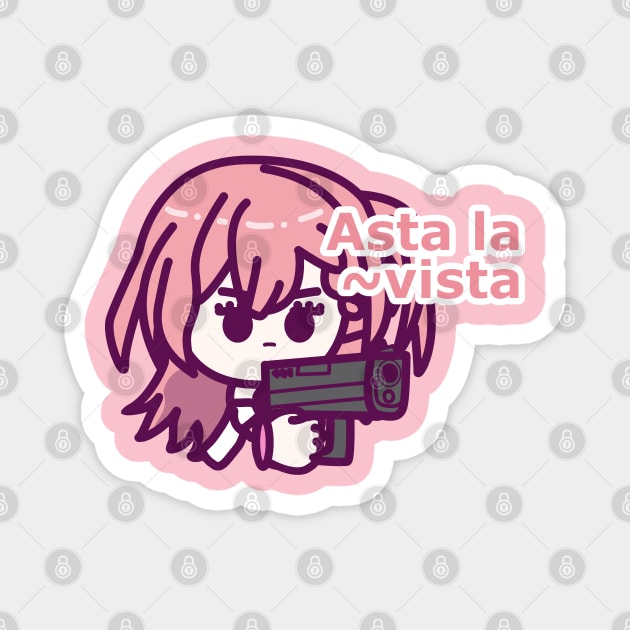 asta la vista | (fan-art by smoomaru) Magnet by smoomaru