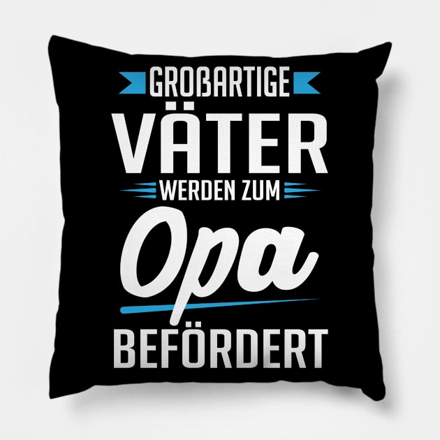 Großartige Väter werden zum Opa (2) Pillow by nektarinchen