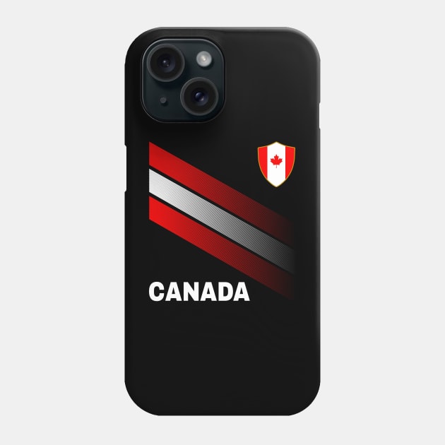 Vintage Canada Sunflower Flag Canada Soccer Lover Phone Case by Sandra Holloman