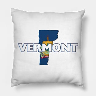 Vermont Colored State Pillow