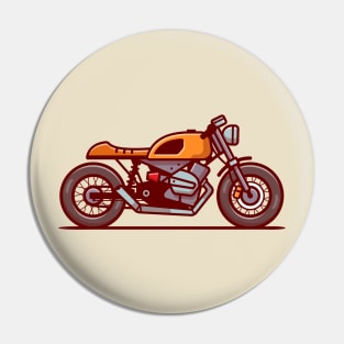 Cafe Racer Motorbike Pin