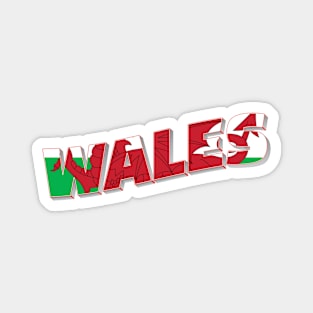 Wales vintage style retro souvenir Magnet