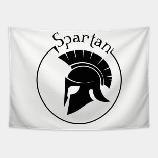 Spartan circle logo Tapestry