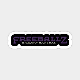 Freeballz Classic Logo Purple Magnet