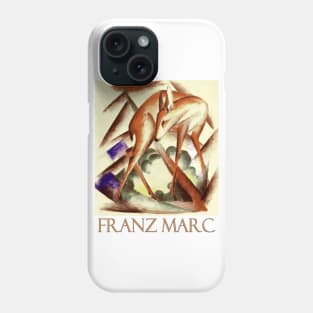 Deer by Franz Marc Phone Case